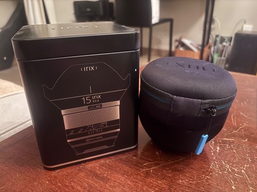 Irix 15mm blackstone - f/2.4, per