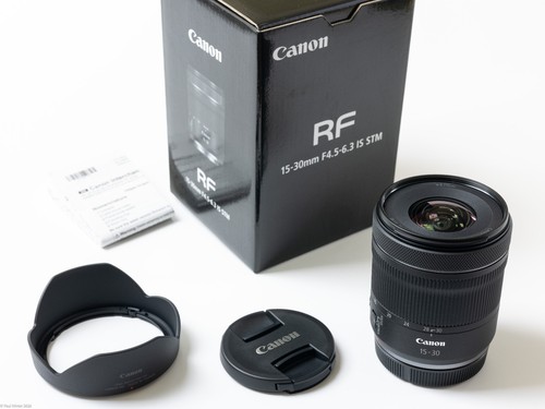 Obiettivo canon 30mm - rf, 15-30mm